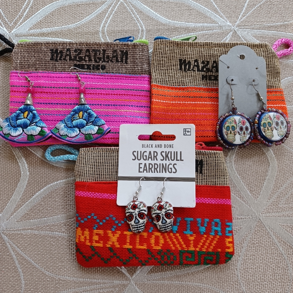 Dia de los Muertos Earring Sets